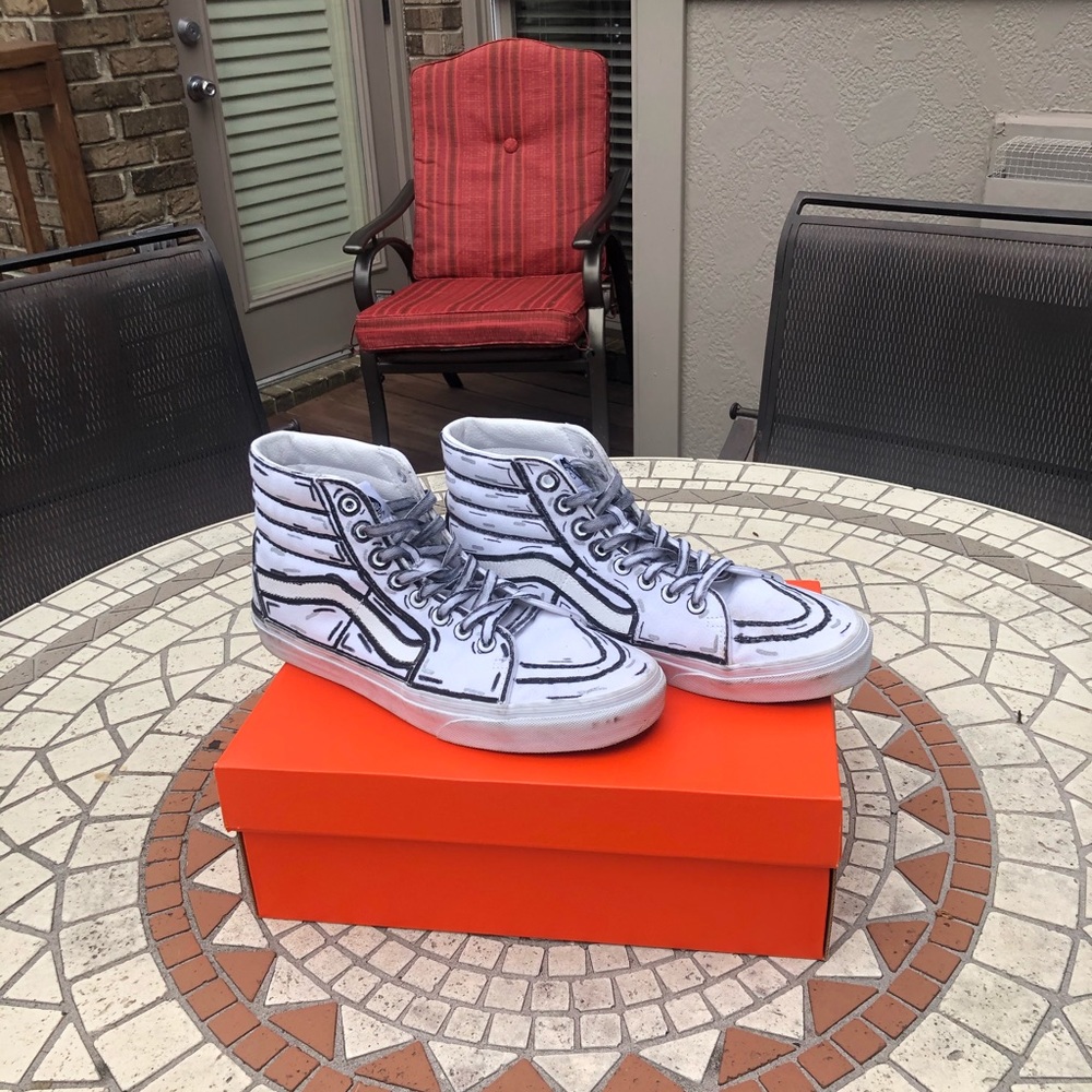 Custom sk8 high vans